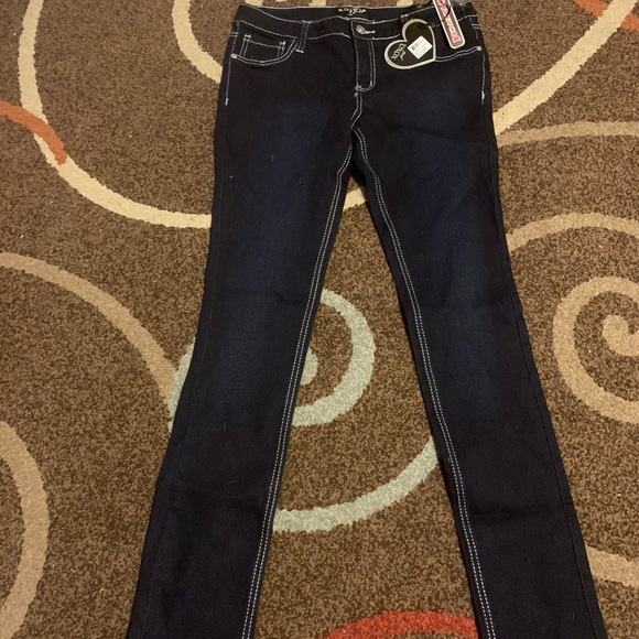 Girls Blue Jeans - Picture 1 of 2